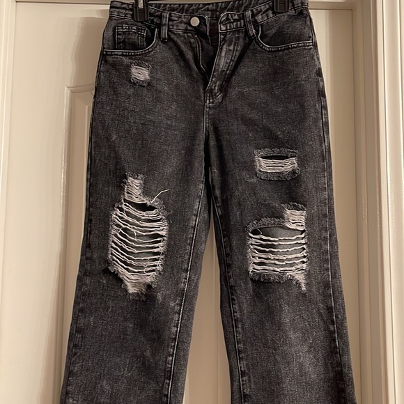 Shein Teen black jeans size 14 - Picture 3 of 9